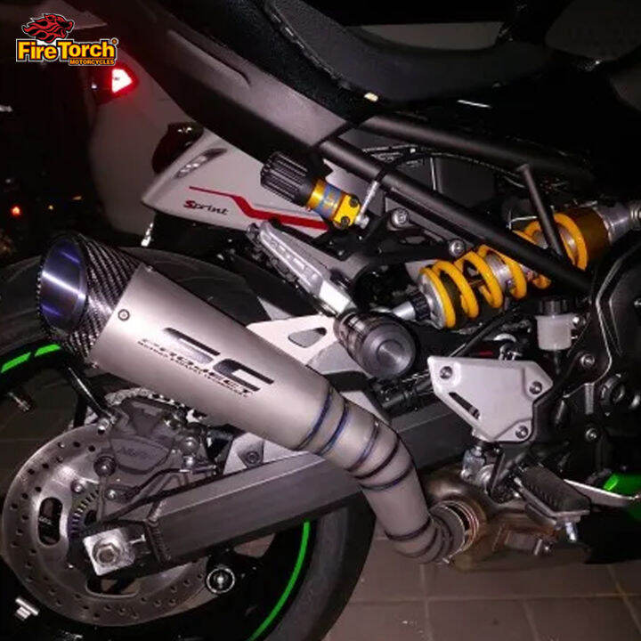 Titanium Alloy Slip On For Kawasaki Z900 A2 Z900E 20172022 Motorcycle