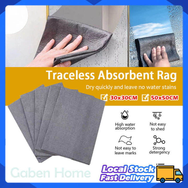 Magic Glass Cleaning Cloth Multifunctional Traceless Dishcloth Reusable