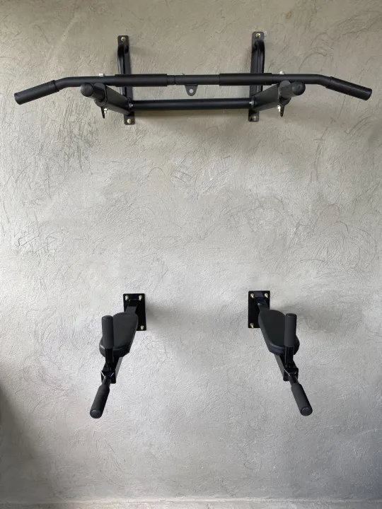 Dips Bar Station Wall Mounted Heavy Duty for Home Gym Lazada PH