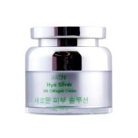 [แท้?%พร้อมส่ง‼️]ครีมหน้าฟู Barcony Hya Silver Silk Collagen Cream 40g.ขอบคุณ