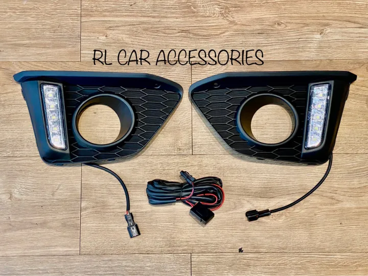 Honda jazz GK GK5 front drl led fog lamp light cover 2014 2015 2016