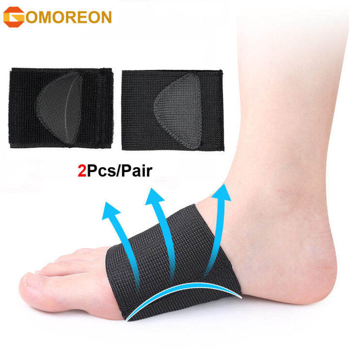 1Pair Compression Arch Support Sleeves, Cushioned Arch Support Braces