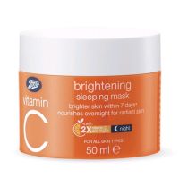 Boots Vitamin C บู๊ทส์ วิตามิน ซี ไบรท์เทนนิ่ง สลีพปิ้งมาส์ก 50 ml. พร้อมส่ง!