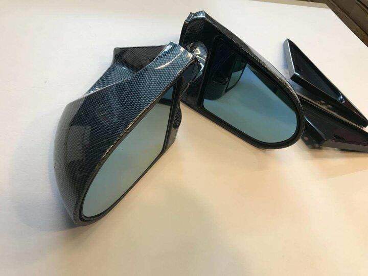 Kereta Wira Side Mirror Ganador Cermin Set Carbon Lazada