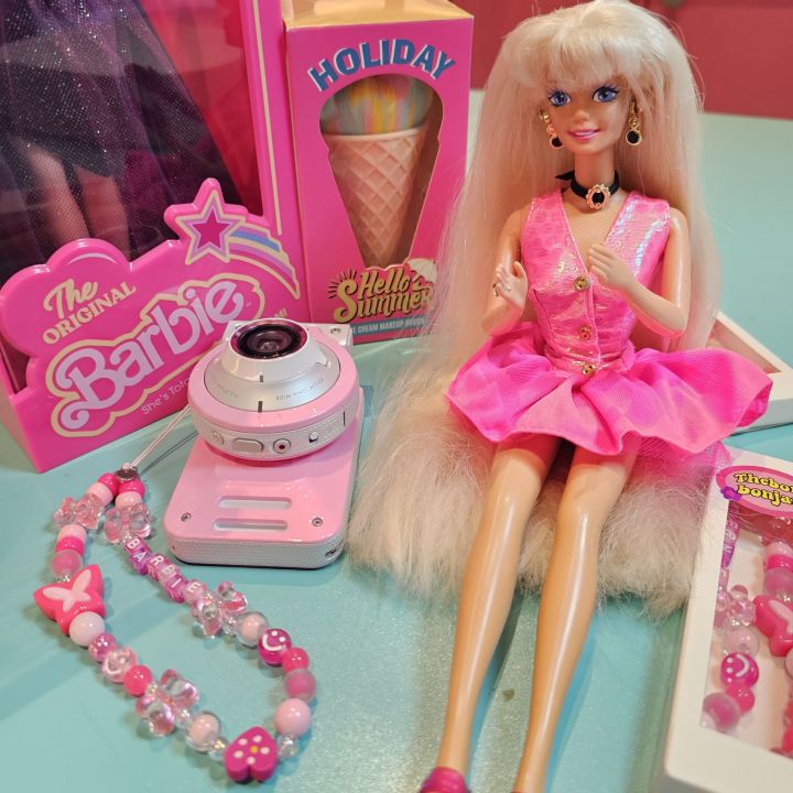 💟 Barbie Phone Strap 💟 สายห้อยมือถือ สายคล้องกล้อง รุ่นบาร์บี้ สามารถ custom made สั่งทำเป็นชื่อได้นะคะ