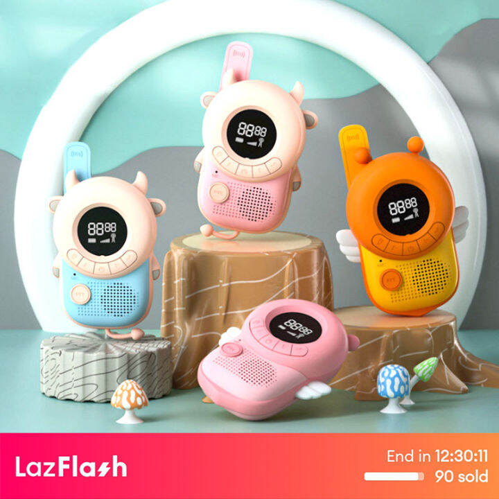  original 3km two way walkie talkie earphone kids for long range