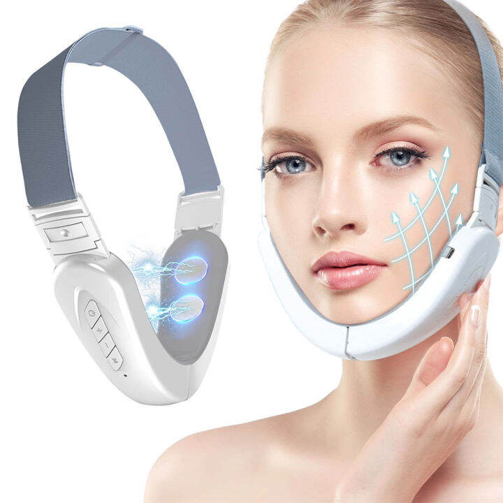 EMS Face Slimming Massager 6 Modes Double Chin Vline Microcurrent