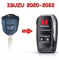 กรอบกุญแจพับ New ISUZU 2020-2023 โลโก้สีแดง