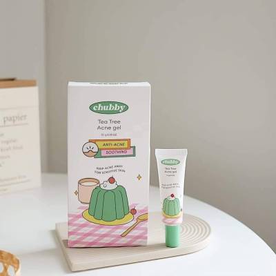 เจลแต้มสิวชับบี้ CHUBBY TEA TREE ACNE GEL ชับบี้ทีทรีแอคเน่เจล ขนาด 10 กรัม&nbsp;