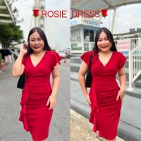 เดรสสาวอวบ เดรสระบาย?Rosie dress?