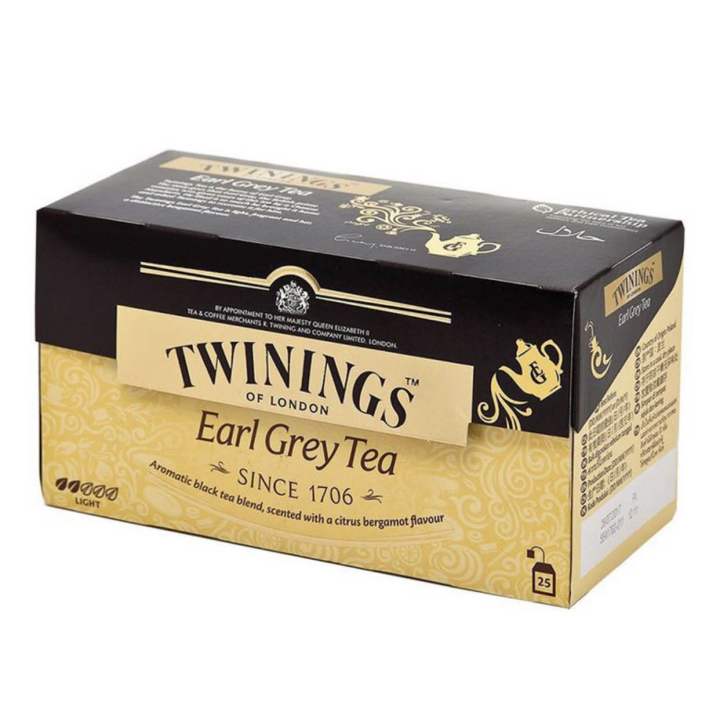 Twinings ทไวท์นิงส์ ชาเอิร์ลเกรย์ 2กรัม x25ซอง of London Earl Grey Tea ชาซอง ชา