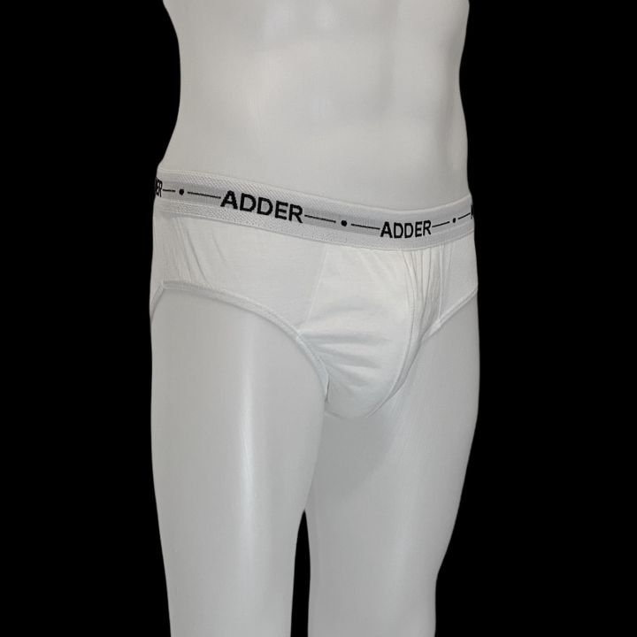 กางเกงในชาย-adder-ขาวล้วนแพค-3-ชิ้น