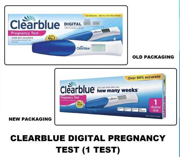 Clearblue Pregnancy Test Digital with Conception Indicator 1 test Lazada