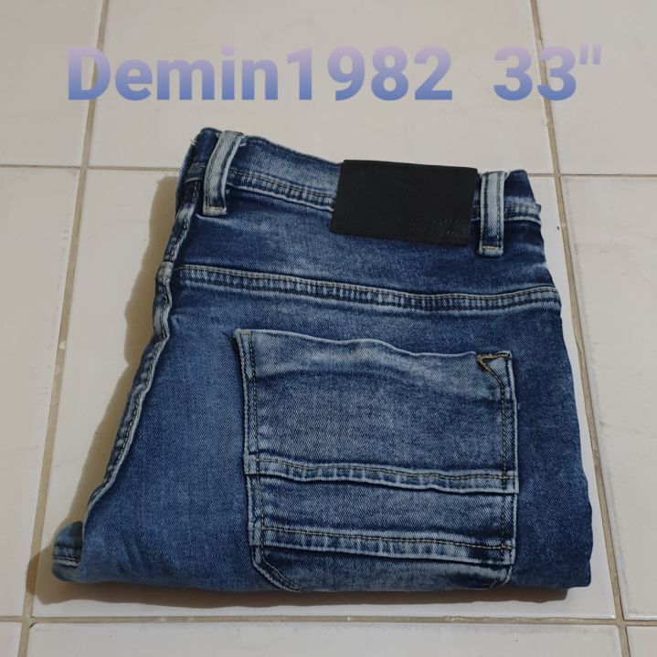 ยีนส์ยี่ห้อ-denim-1982-เอว-33-นิ้ว