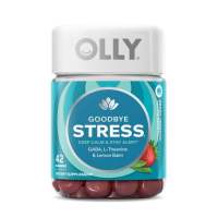 พร้อมส่ง Olly Gummy Goodbye stress GABA,Lemon Balm,L-theanine for anxiety 42 ชิ้น