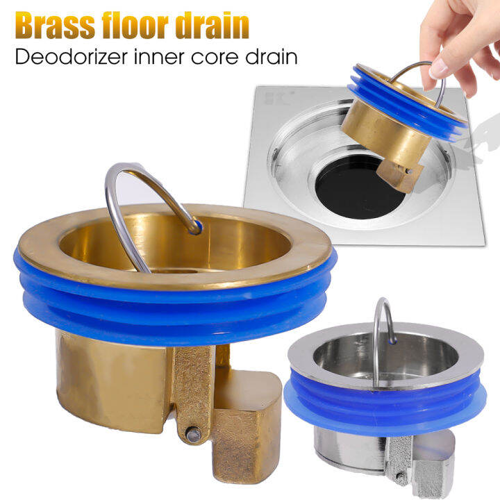 Brass Floor Drain Inner Core Shower Drainage InsectProof Deodorant