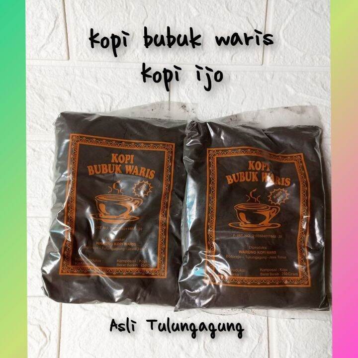 kopi bubuk waris kopi ijo khas Tulungagung/ kopi cethe kopi bubuk