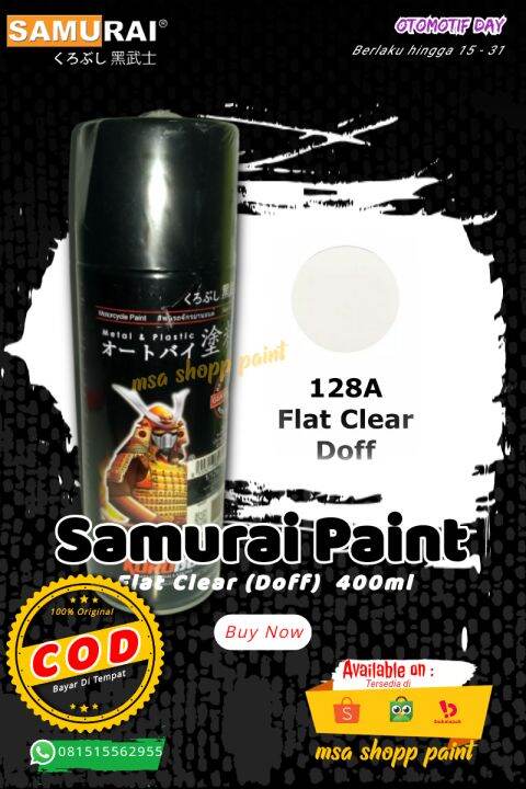 Samurai Paint A Flat Clear Doff Ml Lazada Indonesia