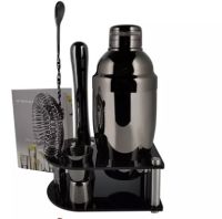 Shaker cocktails black color set 6 pcs.