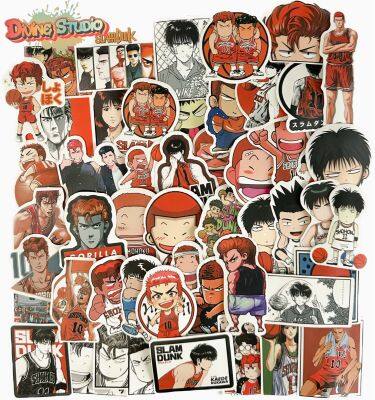 ⚡️พร้อมส่ง 🇹🇭 สติ๊กเกอร์ตกแต่ง สติ๊กเกอร์ติดสเก็ตบอร์ด สติ๊กเกอร์ Slamdunk 50 ชิ้น เคลือบด้าน Sticker 50Pcs