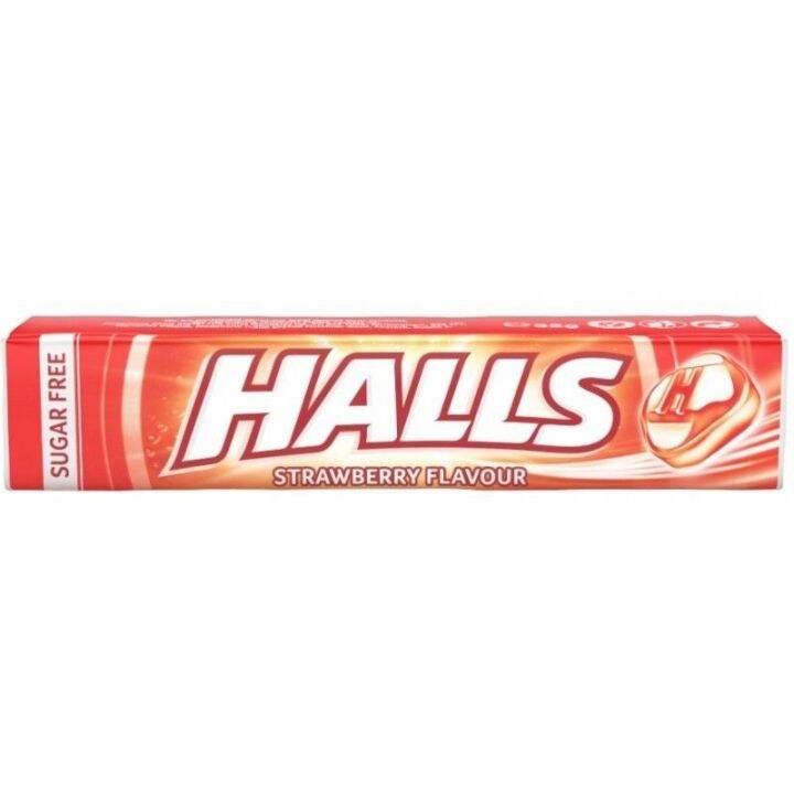 Halls candy stick 34g x20 - Strawberry | Lazada