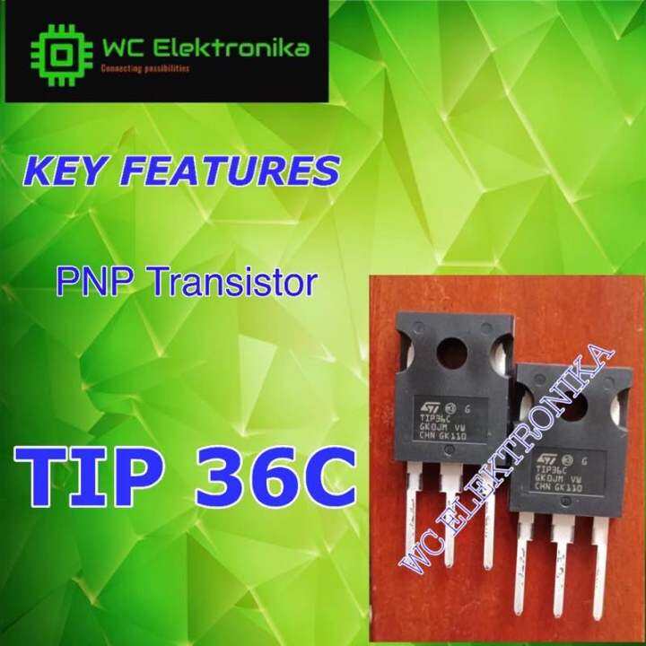 TIP36C PNP TRANSISTOR ORIGINAL | Lazada PH