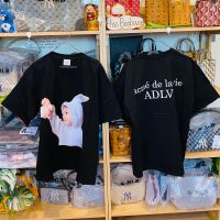 ?พร้อมส่ง เสื้อ ADLV BABY FACE SHORT SLEEVE T-SHIRT BLACK RABBIT?