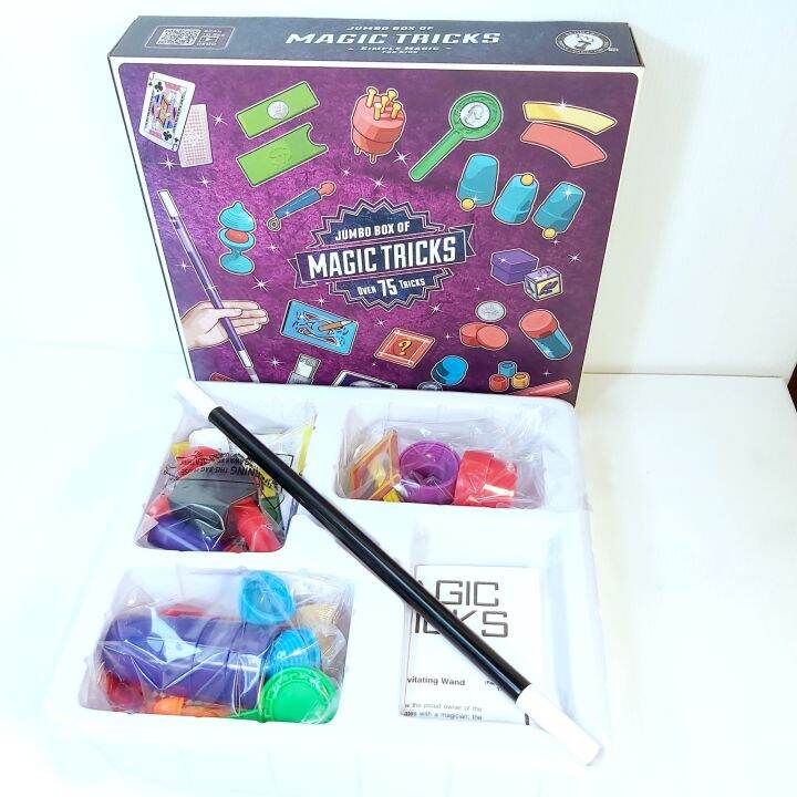 มายากลสำหรับเด็ก 75 ทริก Jumbo Box of Magic Tricks 75 Tricks Lazada.co.th