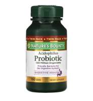 Nature’s Bounty Acidophilus Probiotic (100 million CFU) 100 เม็ด