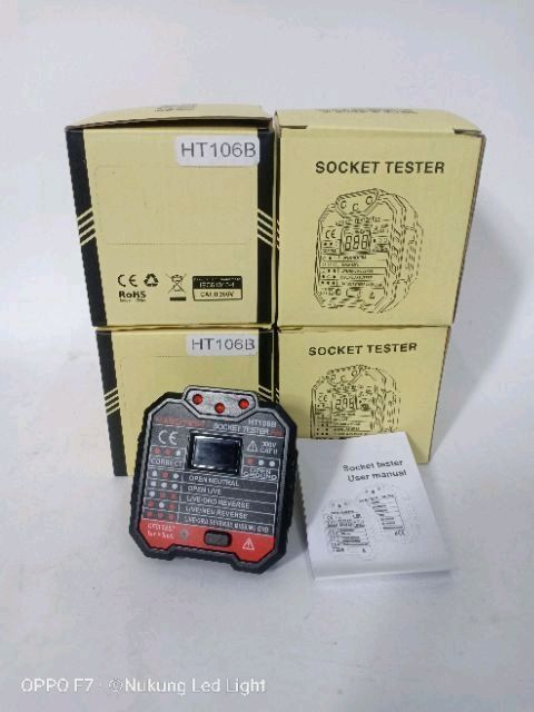 ตัวเทสปลั๊กไฟเช็คโวล-socet-taster-300v-มิเตอร์เช็คระบบปลั๊กไฟเช็คกาวไฟบ้าน