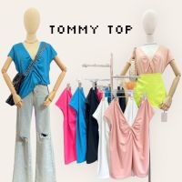 Tommy top เสื้อคอวีสุดเปรี้ยว