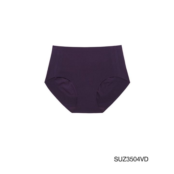 sabina-กางเกงชั้นใน-รุ่น-panty-zone-seamless-รหัส-suz3504-สีม่วงเข้ม-สีเทา