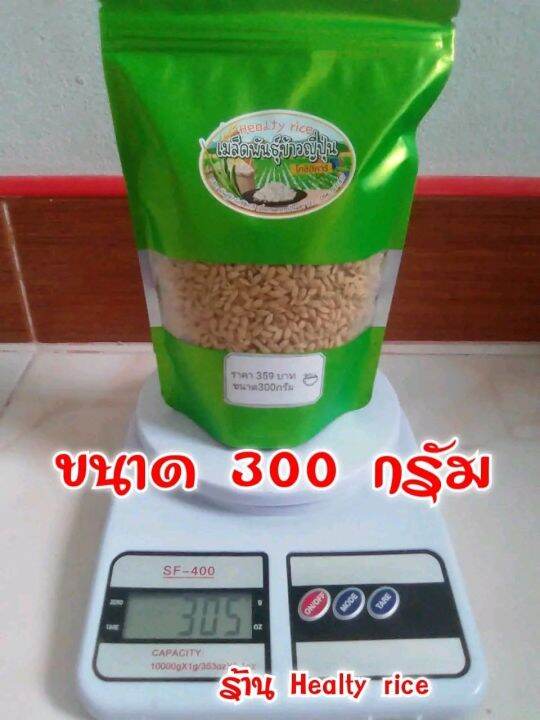 เมล็ดพันธุ์ข้าวญี่ปุ่นโคชิฮิคาริขนาด700กรัมซื้อ1เเถม1ฟรี