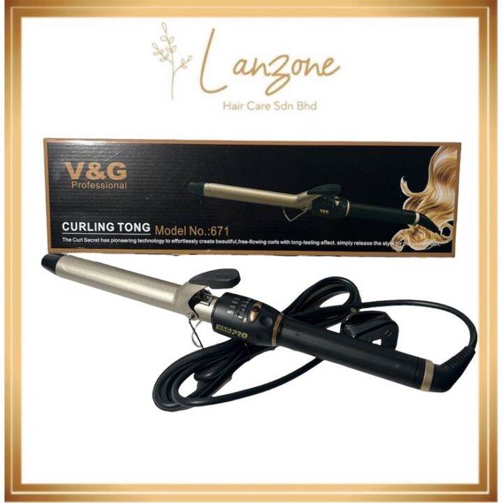 V&g professional outlet curling iron