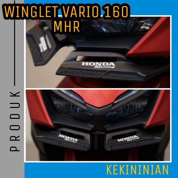 Winglet Sayap Vario Mhr Sporty Merah Putih Hit Glossy