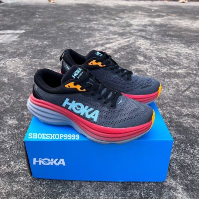 รองเท้า ผ้าใบวิ่งผู้ชาย HOKA สินค้าทางร้านถ่ายรูปจากสินค้าจริงค่ะมีของพร้อมส่งรองเท้ากีฬา