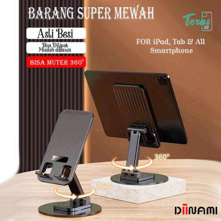 TA Holder compatible HM-1 Holder hp besi phone Holder stand hp universal dudukan hp bisa puter