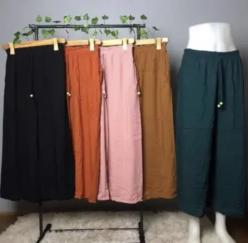 Buy Korean Challis Long Square Pants online