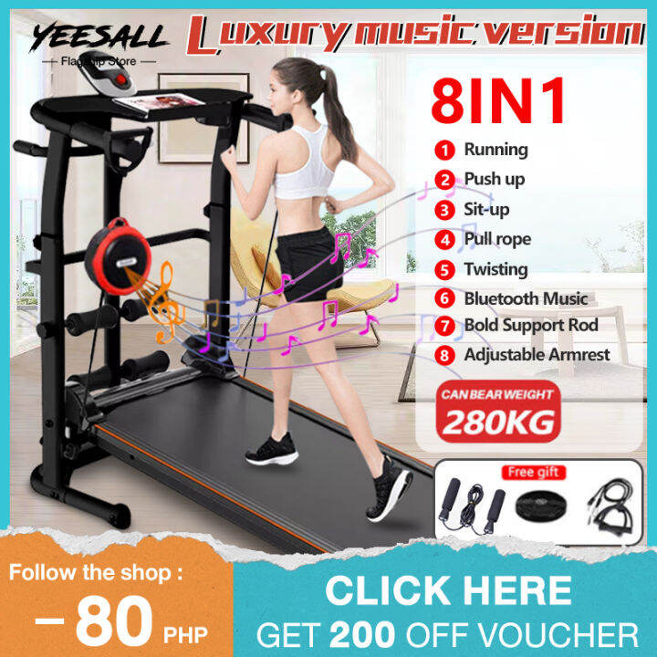 Yeesall [COD] Multifunctional Home Threadmill,Foldable Walking Machine