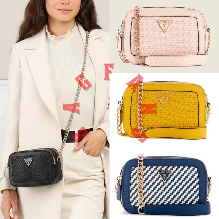 ORIGINAL GUESS HASSIE VG839714 CAMERA CROSSBODY BAG Lazada
