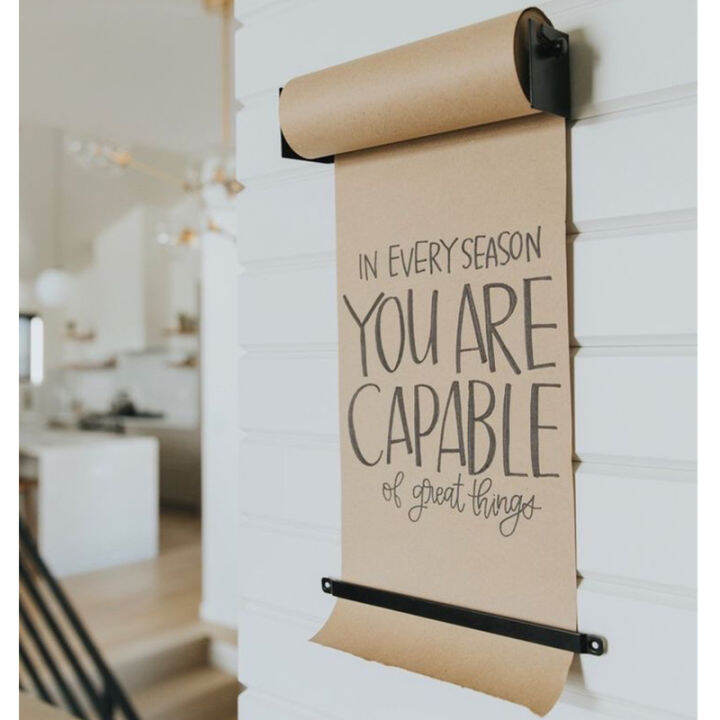 Kraft Paper Scroll Painting Paper WallMounted Drawing Board Wall Hand