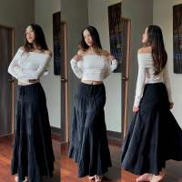 กระโปรงยาวสีดำ | Princess Skirt (in black)