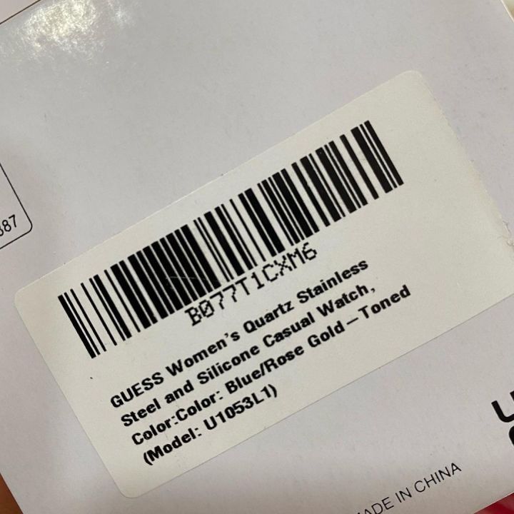รับประกันของแท้-นาฬิกา-guess-womens-u1053l1-stainless-steel-crystal-silicone-watch-หน้าปัด-39-มม