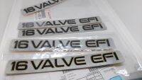 (แท้Japan) เพลท 16 VALVE EFI ติดฝาครอบวาล์ว