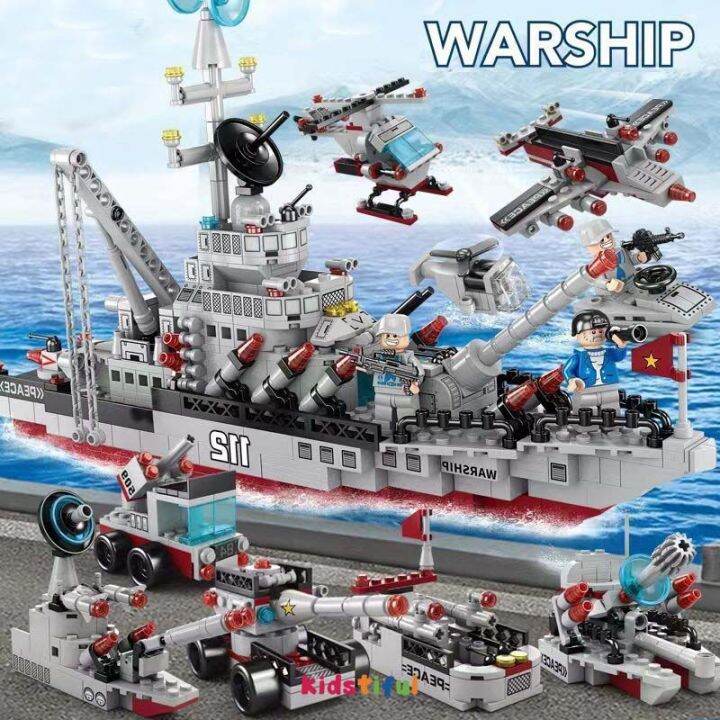 Lego Warship Building Blocks Toys Battleship Minifigure New Style Lego ...