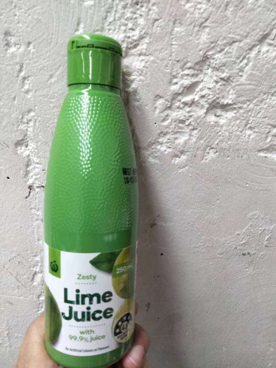 Woolworths Lime Juice น้ำมะนาว 99.9 สำหรับปรุงอาหาร วูลเวิร์ธ 200ml