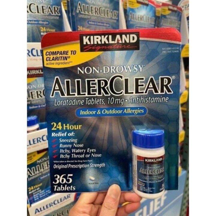 Viên uống dị ứng Aller Clear Indoor Outdoor Allergies Kirkland