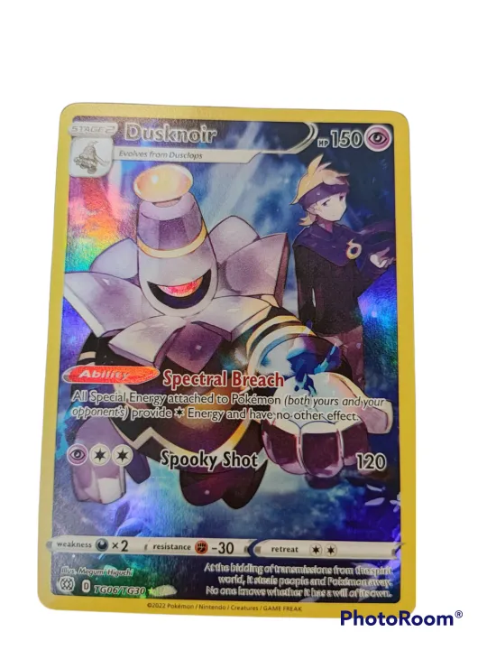 Pokemon Card - Dusknoir TG06/TG30 - Trainer Gallery | Lazada PH