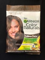 ⚡️สีน้ำตาลประกายทอง 7.3 Garnier Color Naturals ครีมเปลี่ยนสีผม การ์นิเย่ คัลเลอร์ แนทเชอรัลส์