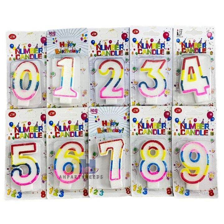ORDINARY NUMBER CANDLE Lazada PH